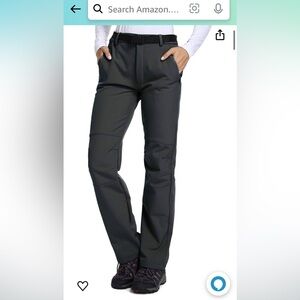 NEW Size 14 Women's Waterproof Pants Fleece Lined and Insulated